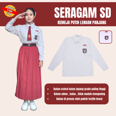 Baju SD Wanita Lengan Panjang