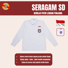 Baju SD Wanita Lengan Panjang