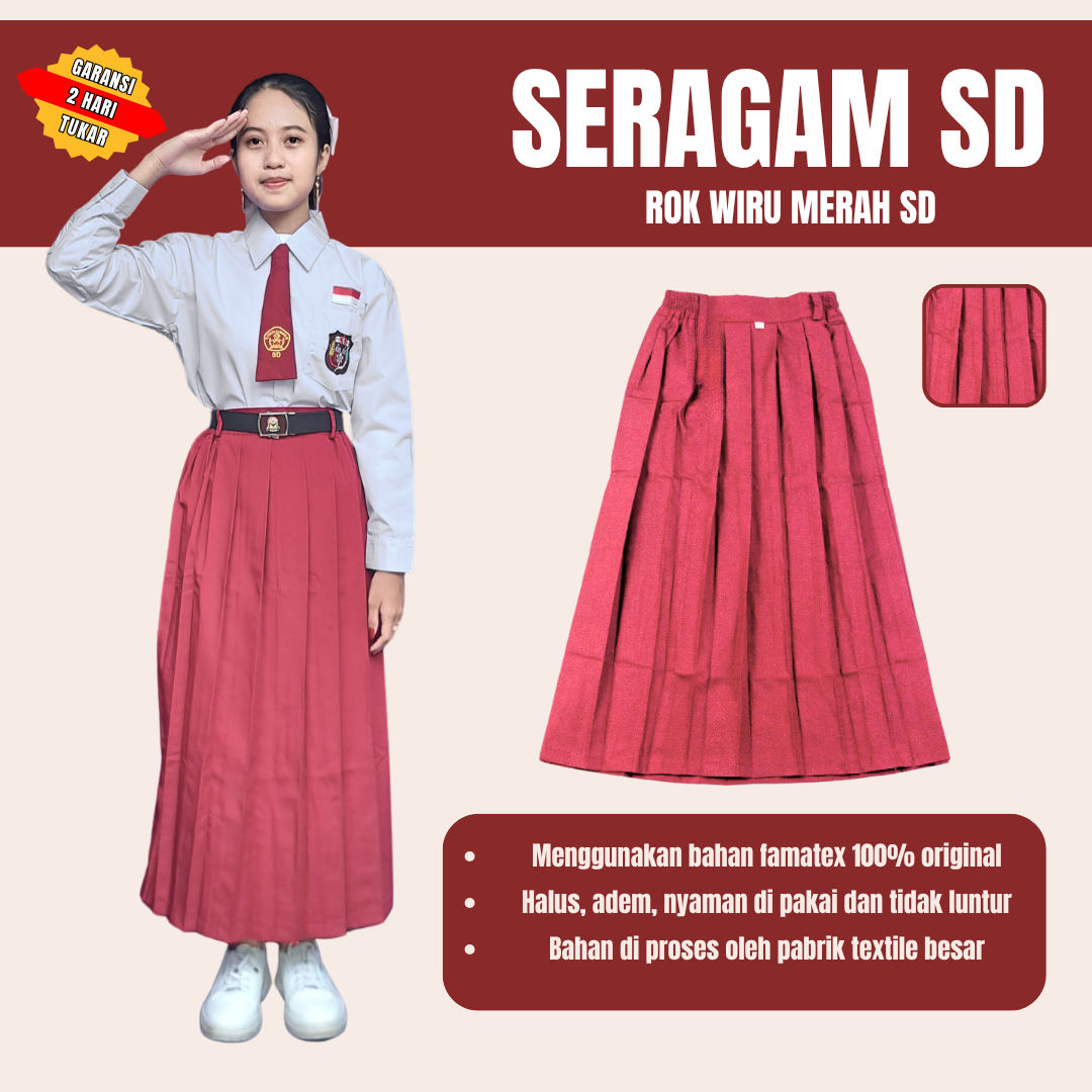 Rok Bawahan Seragam SD