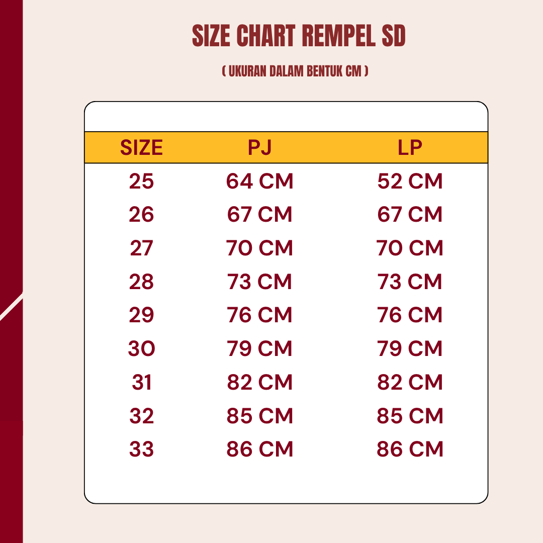 1 Set Lengkap Baju Seragam SD  Lengan Panjang (Atasan, Bawahan, Topi,Dasi,Ikat Pinggang, Kaos Kaki)