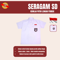 Baju SD Wanita Lengan Pendek