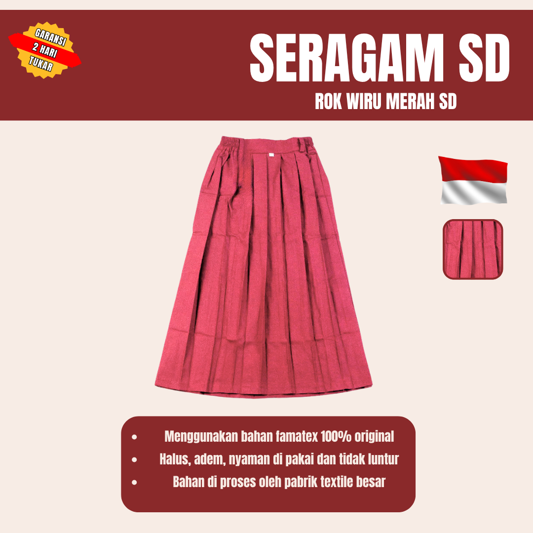 Rok Bawahan Seragam SD