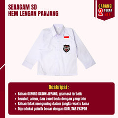 Baju Cowok SD Lengan Panjang