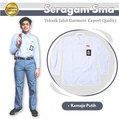 Baju Atasan SMA Cowok Lengan Panjang