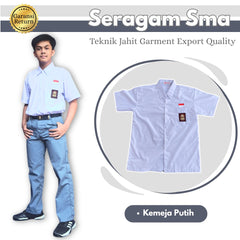 Baju Atasan SMA Cowok Lengan Pendek