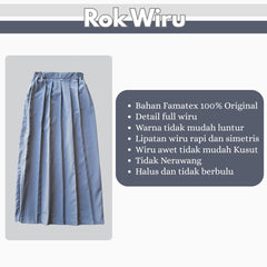 Seragam SMA Wanita Lengan Pendek (Baju Lengan Pendek + Bawahan)